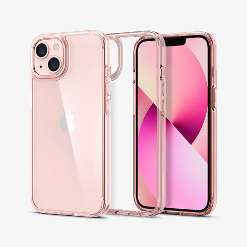 ACS03204 - iPhone 13 Pro Max Case Ultra Hybrid in crystal clear showing the back